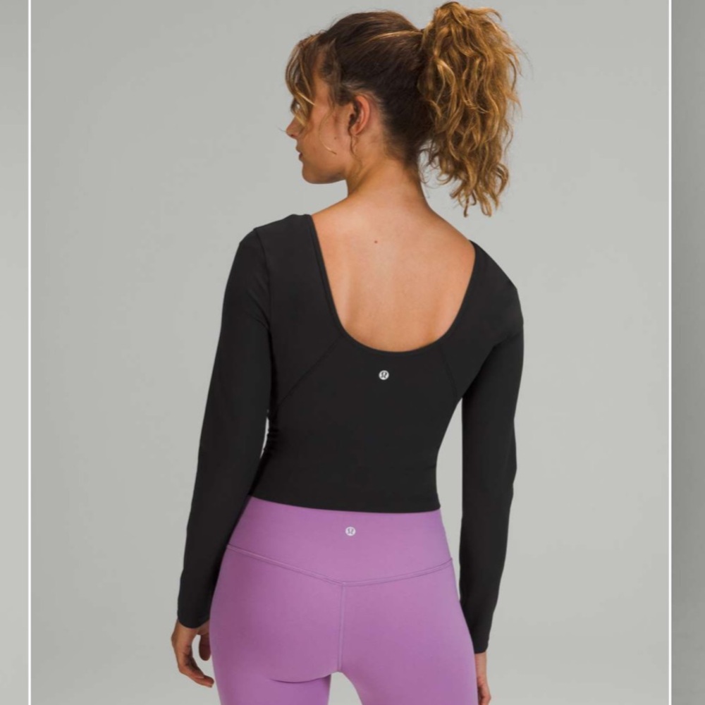 Lululemon Align Long Sleeve Top, Black - Picture 5 of 13